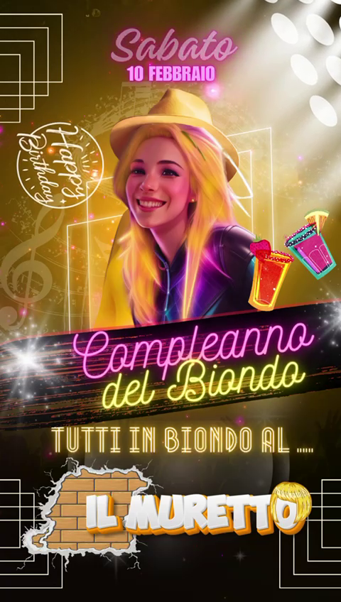 compleanno del biondo